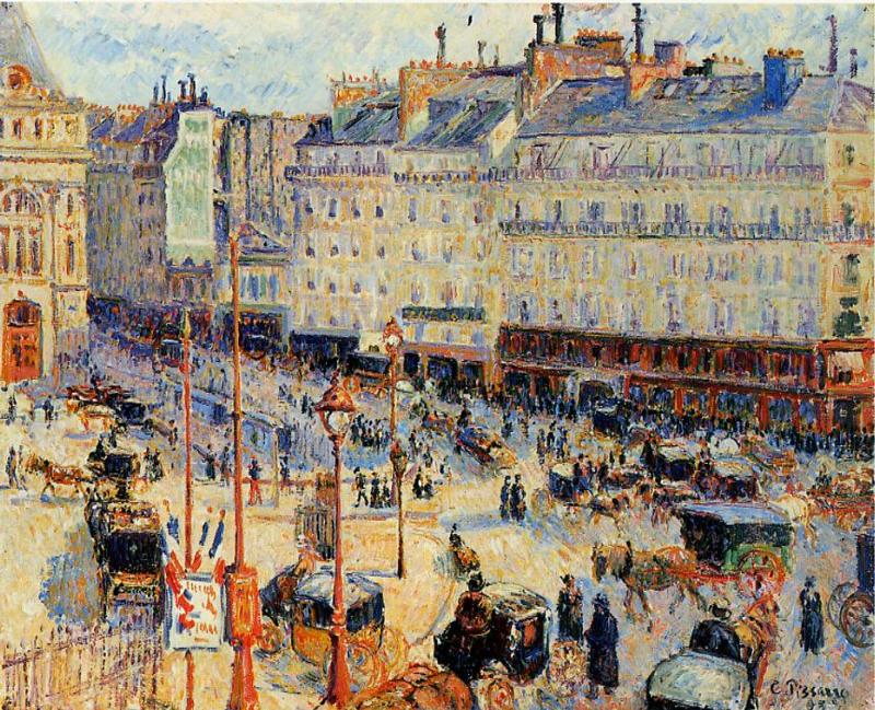 Place du Havre, Paris - Camille Pissarro Paintings